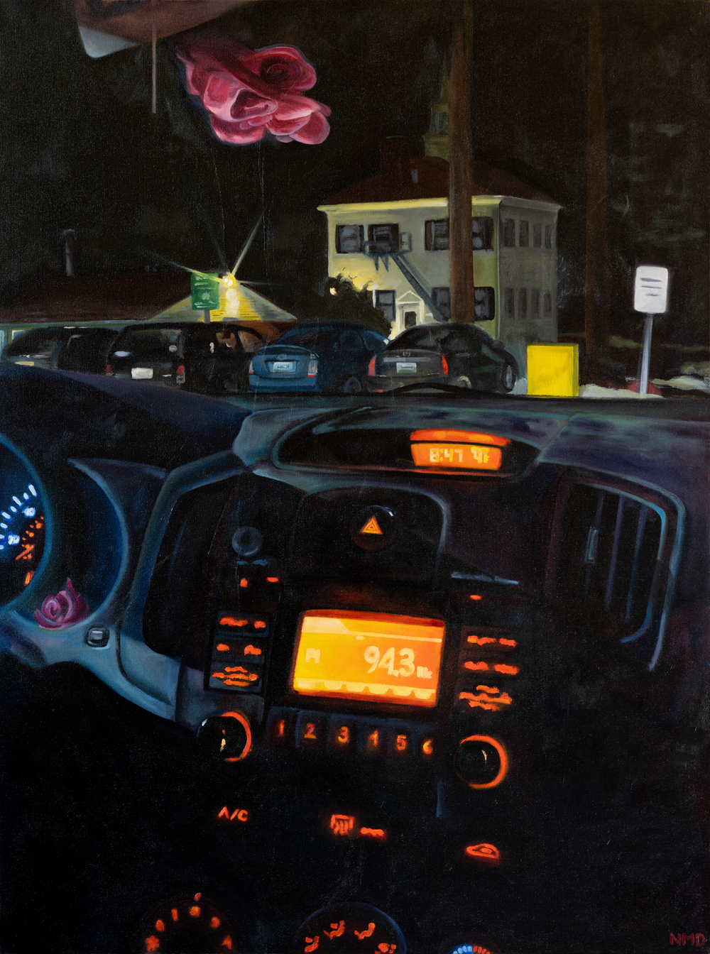 Night Drive Glow 8x6 print